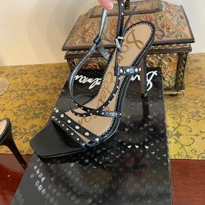 Sam Edelman Lennox black strappy heels Size 7.5